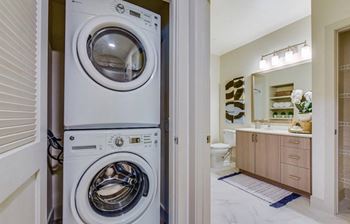 Full-sized washer and dryer